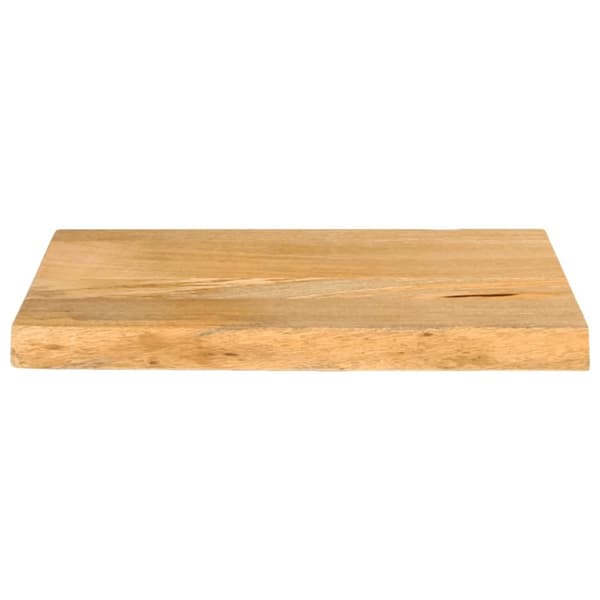 Bordsskiva 50x20x3,8 cm levande kant massivt mangoträ