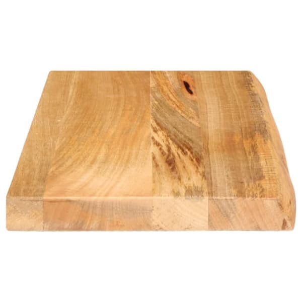 Bordsskiva 50x20x3,8 cm levande kant massivt mangoträ