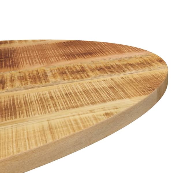 bordplade 110x50x2,5 cm oval massivt mangotræ