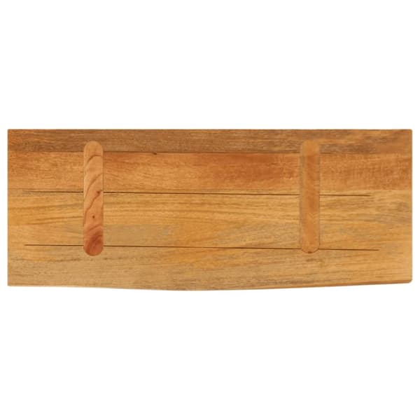 Bordsskiva 70x20x2,5 cm levande kant massivt mangoträ