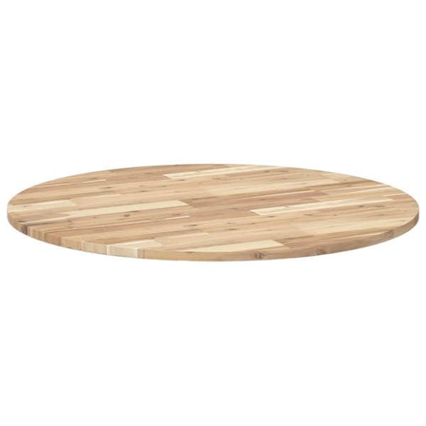 Pöytälevy pyöreä Ø90x2 cm täysi akasiapuu