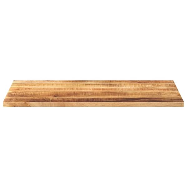 bordplade 110x60x2,5 cm rektangulær massivt ru mangotræ