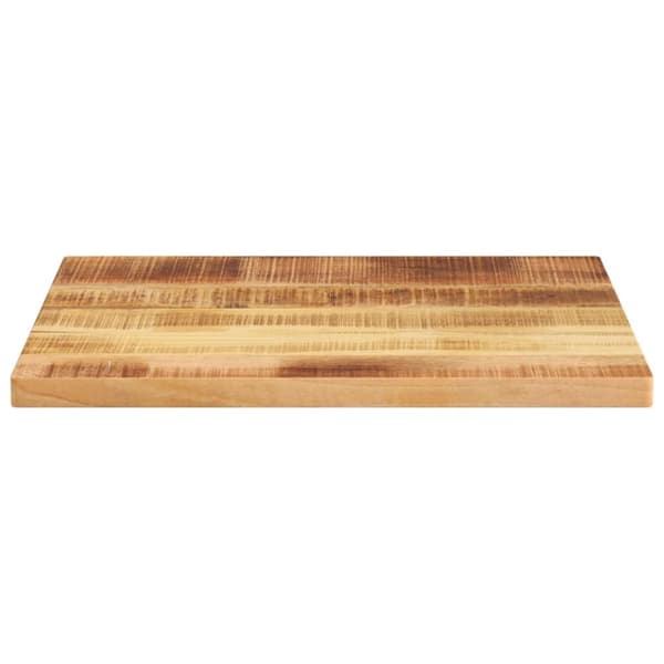Bordsskiva 60x50x2,5 cm rektangulär massivt grovt mangoträ
