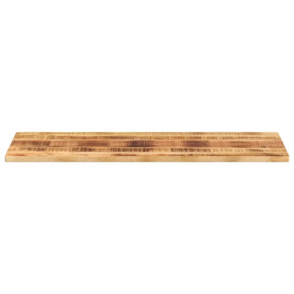 bordplade 140x50x2,5 cm rektangulær massivt ru mangotræ