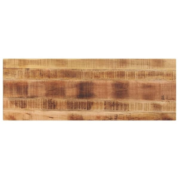 Pöytälevy 140x50x2,5 cm suorakaide karkea täysi mangopuu