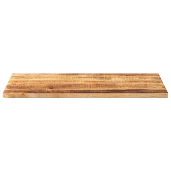 Bordsskiva 100x50x3,8 cm rektangulär massivt grovt mangoträ