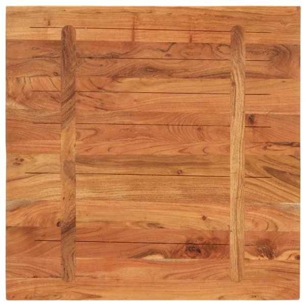 Bordsskiva 80x80x3,8 cm fyrkantig massiv akacia