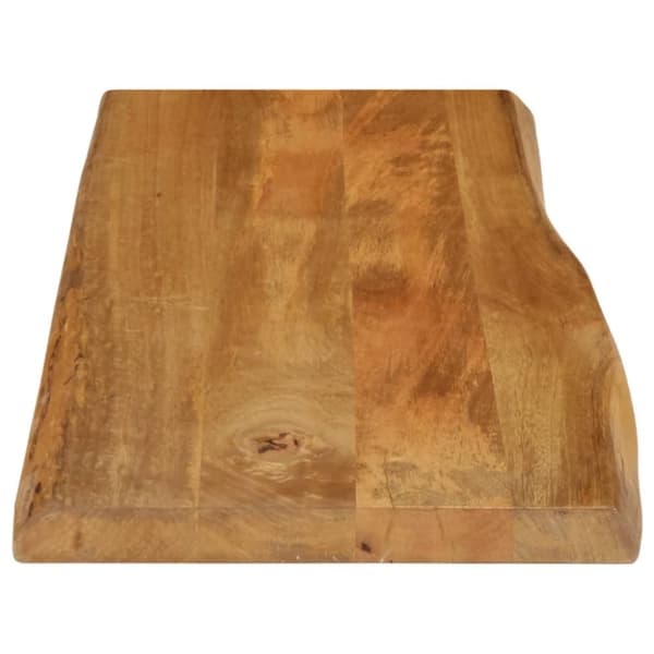 Pöytälevy 90x40x2,5 cm elävä reuna täysi mangopuu