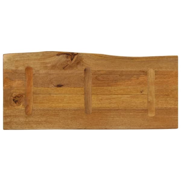Pöytälevy 90x40x2,5 cm elävä reuna täysi mangopuu