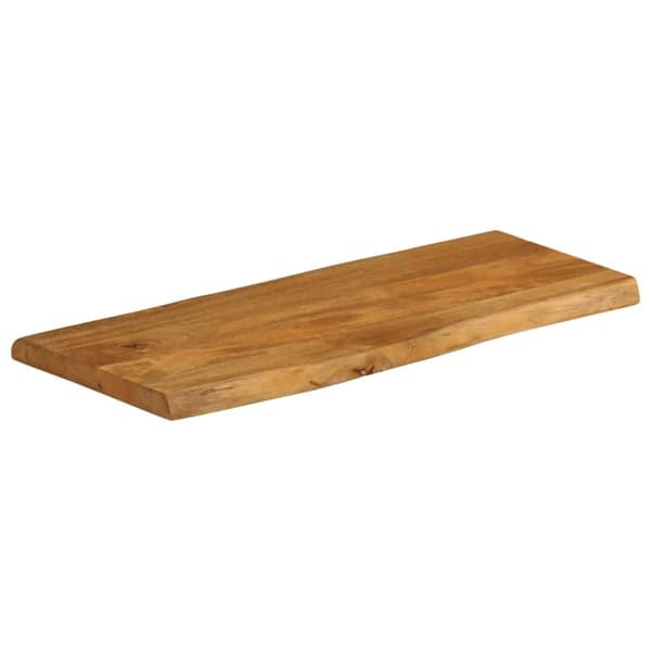 Pöytälevy 90x40x2,5 cm elävä reuna täysi mangopuu