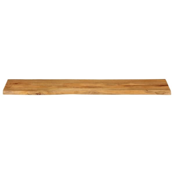 Bordsskiva 160x40x2,5 cm levande kant massivt mangoträ