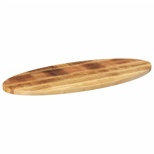 Pöytälevy 120x50x2,5 cm ovaali täysi mangopuu