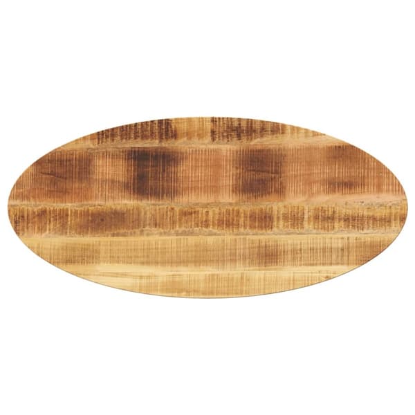 Pöytälevy 120x50x2,5 cm ovaali täysi mangopuu