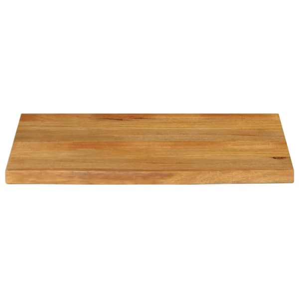 Pöytälevy elävä reuna 90x60x2,5 cm täysi mangopuu