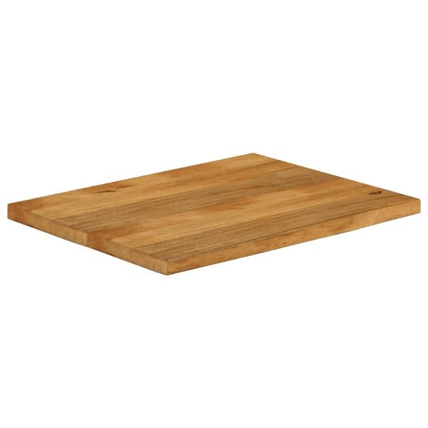 Pöytälevy elävä reuna 90x60x2,5 cm täysi mangopuu