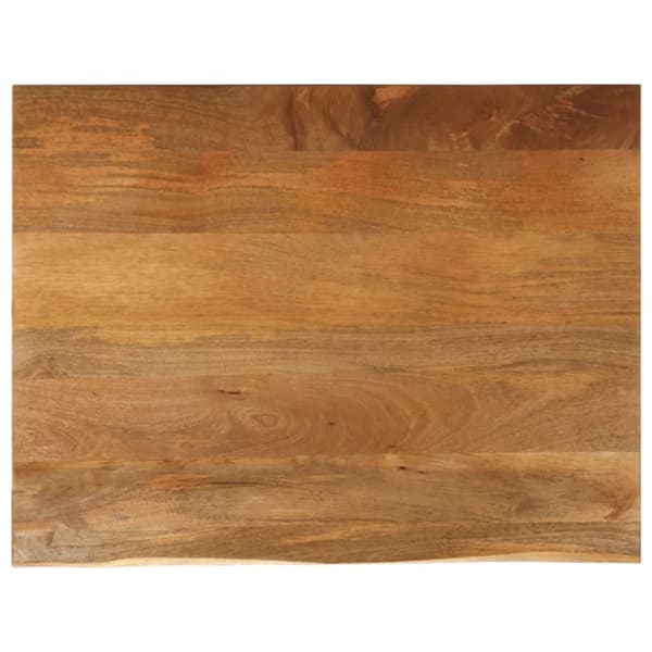 Pöytälevy elävä reuna 100x80x2,5 cm täysi mangopuu