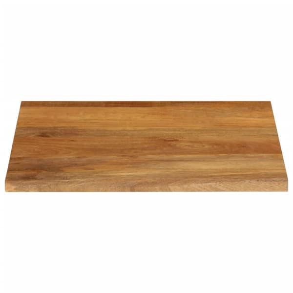 bordplade 40x40x3,8 cm naturlig kant massivt mangotræ