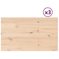 Miniatyrbillede 2 af 10: bordplader 3 stk. 80x47x2,5 cm rektangulær massivt fyrretræ