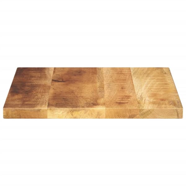 Bordsskiva 60x60x2,5 cm fyrkantig massivt grovt mangoträ