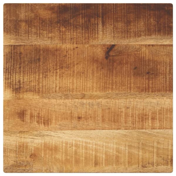 Bordsskiva 60x60x2,5 cm fyrkantig massivt grovt mangoträ