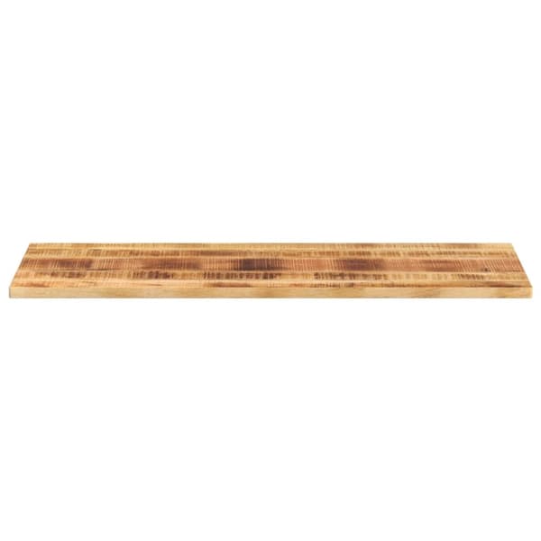 Bordsskiva 140x60x2,5 cm rektangulär massivt grovt mangoträ