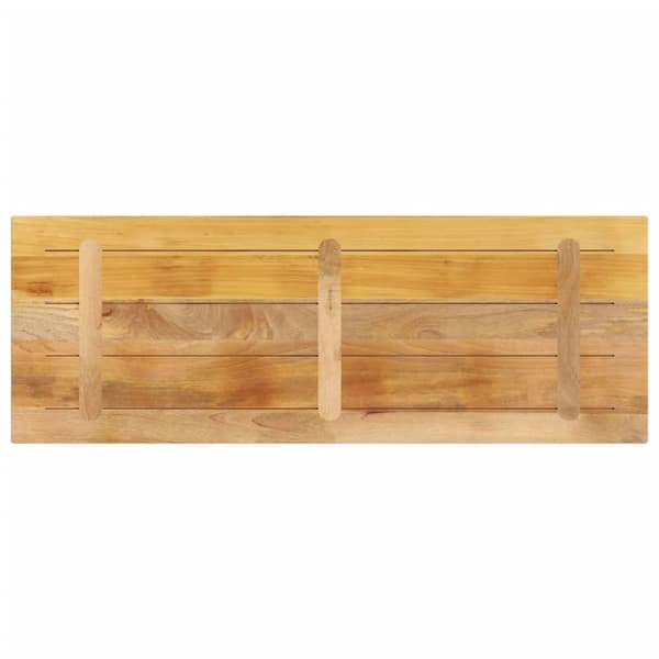 Bordsskiva 140x60x2,5 cm rektangulär massivt grovt mangoträ