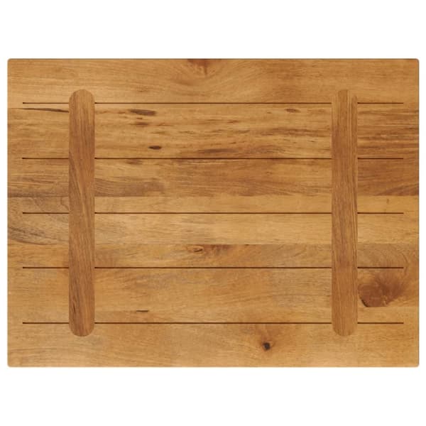 vidaXL Pöytälevy 70x50x2,5 cm suorakaide täysi mangopuu