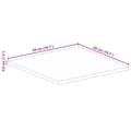 Miniatyrbilde 9 av 9: vidaXL Bordplate 50x50x3,8 cm firkantet heltre mango