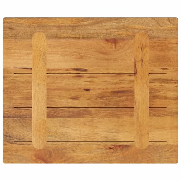 vidaXL Bordsskiva 60x50x3,8 cm rektangulär massivt mango-trä