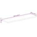 Miniatyrbilde 9 av 9: vidaXL Bordplate 100x50x2,5 cm rektangulær heltre mango