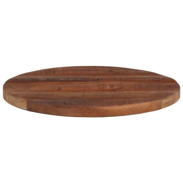 vidaXL Bordplate Ø 40x3,8 cm rund gjenvunnet heltre