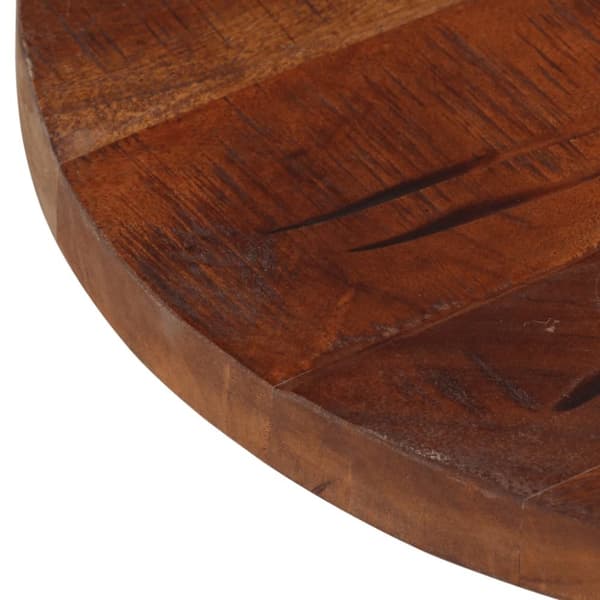 vidaXL Bordplate Ø 40x3,8 cm rund gjenvunnet heltre