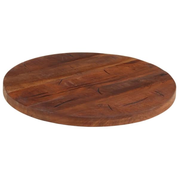 vidaXL Bordplate Ø 40x3,8 cm rund gjenvunnet heltre