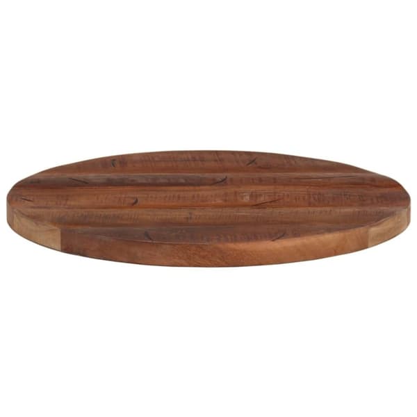 vidaXL Bordplate Ø 40x2,5 cm rund gjenvunnet heltre