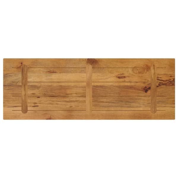 vidaXL Bordsskiva 140x60x2,5 cm rektangulär massivt mango-trä