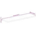 Miniatyrbilde 9 av 9: vidaXL Bordplate 110x60x3,8 cm rektangulær heltre mango