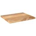Miniatyrbillede 2 af 9: vidaXL bordplade 60x50x3,8 cm rektangulær massivt mangotræ