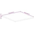 Miniatyrbilde 9 av 9: vidaXL Bordplate 70x70x3,8 cm firkantet heltre mango