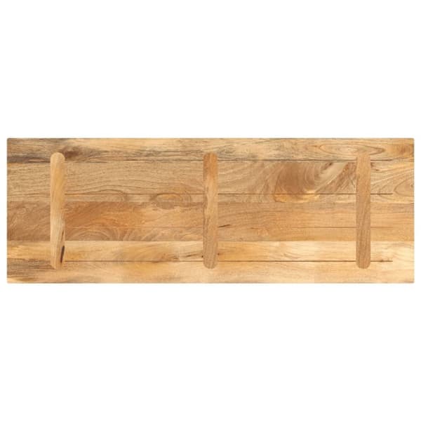 vidaXL Bordsskiva 140x50x2,5 cm rektangulär massivt mango-trä