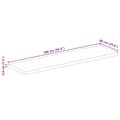 Miniatyrbilde 9 av 9: vidaXL Bordplate 100x60x3,8 cm rektangulær heltre mango