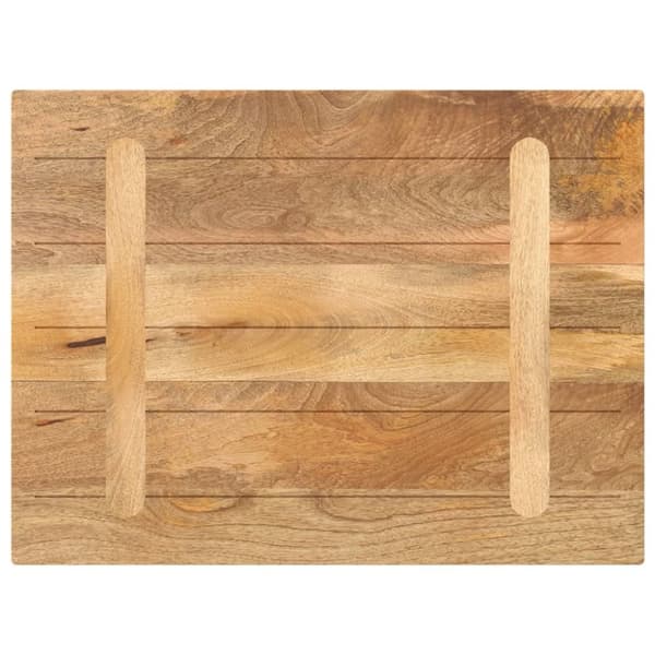 vidaXL bordplade 70x60x3,8 cm rektangulær massivt mangotræ