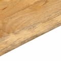Miniatyrbillede 7 af 9: vidaXL bordplade 110x70x3,8 cm rektangulær massivt mangotræ