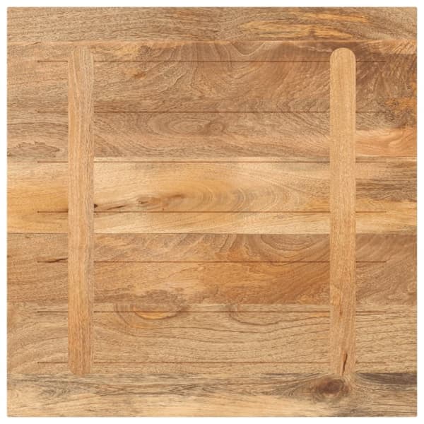 vidaXL bordplade 80x80x2.5 cm firkantet massivt mangotræ