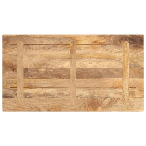 vidaXL Bordplate 100x70x3,8 cm rektangulær heltre mango