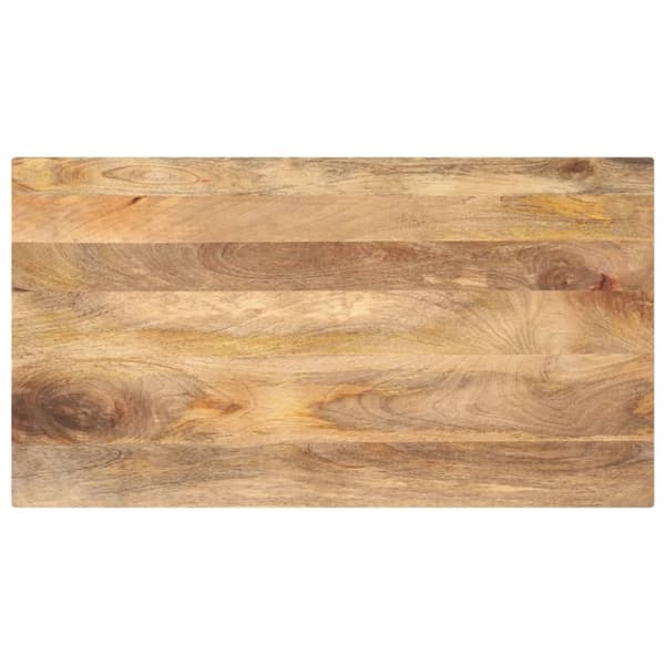 vidaXL Bordplate 100x70x3,8 cm rektangulær heltre mango