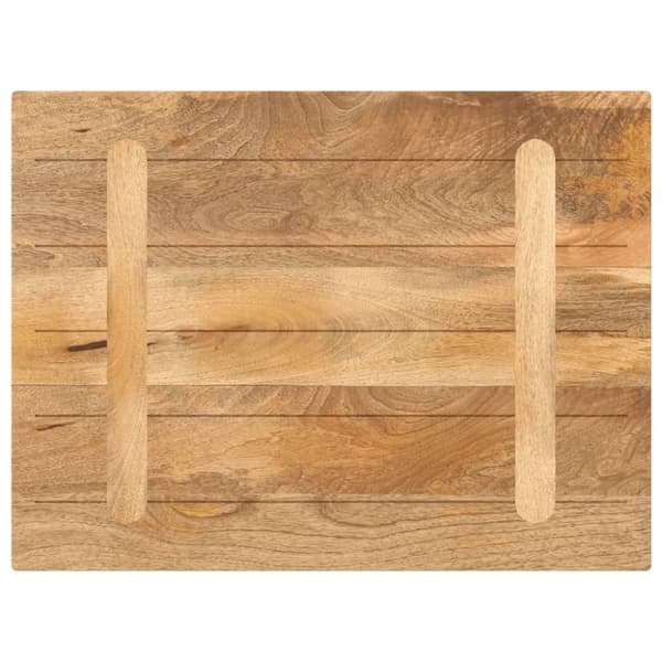 vidaXL bordplade 80x50x3,8 cm rektangulær massivt mangotræ