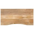 Miniatyrbilde 1 av 8: vidaXL Skrivebordsplate med kurve 110x60x2,5 cm heltre grovt mangotre