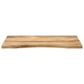 Pikkukuva 3 / 8: vidaXL Pöytälevy kaarella 100x50x2,5 cm täysi karkea mangopuu