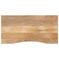 Miniatyrbilde 1 av 8: vidaXL Skrivebordsplate med kurve 120x60x2,5 cm heltre grovt mangotre