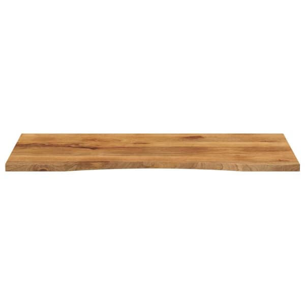 vidaXL Pöytälevy kaarella 140x50x2,5 cm ovaali täysi karkea mangopuu